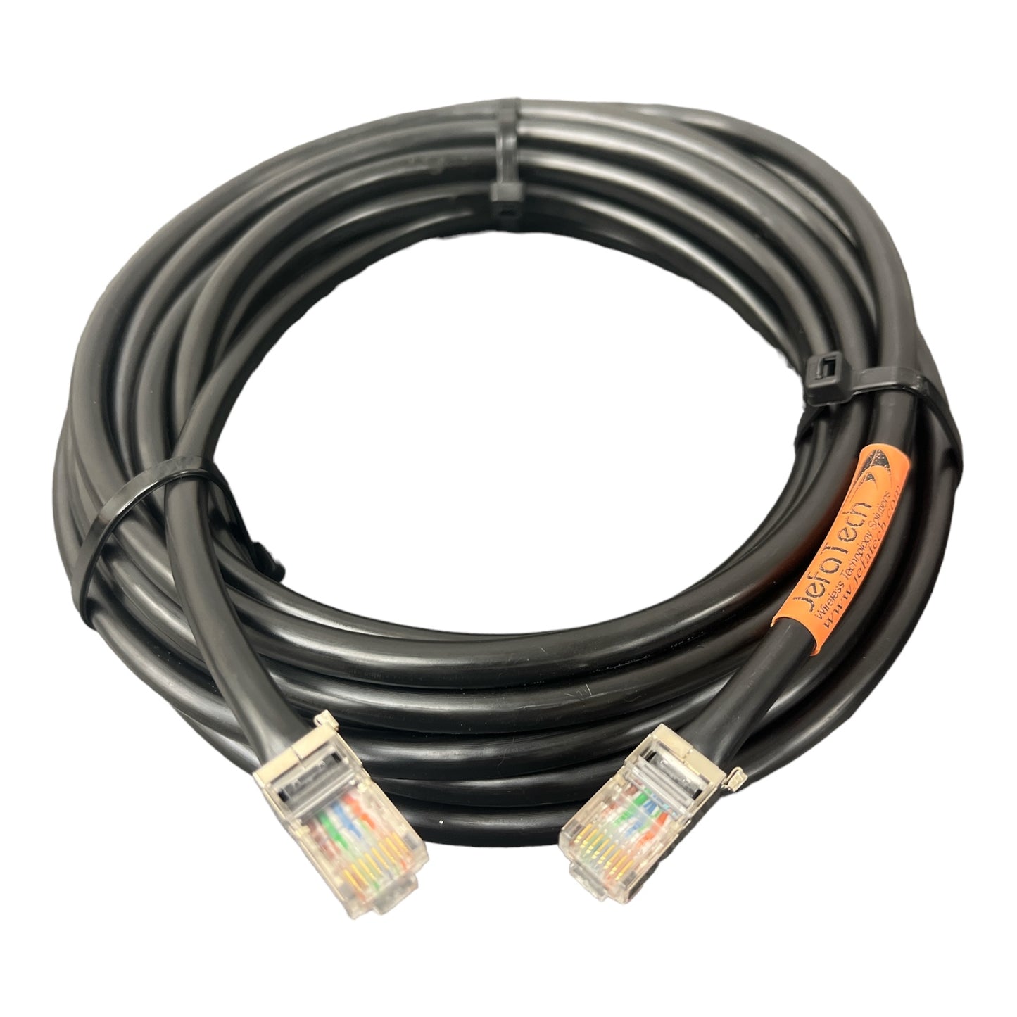 JEFA Tech Outdoor Rated, Shielded Cat6 - UV Resistant, Direct Burial, Ground Wire with ToughCable Connectors