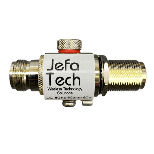 Lightning Protector - N Female to N Female Bulkhead