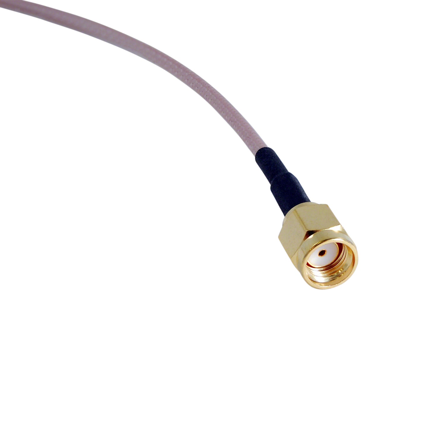 JEFA Tech Pigtail: RP-SMA to N Female Bulkhead with o-ring - RG316 - 12 inches