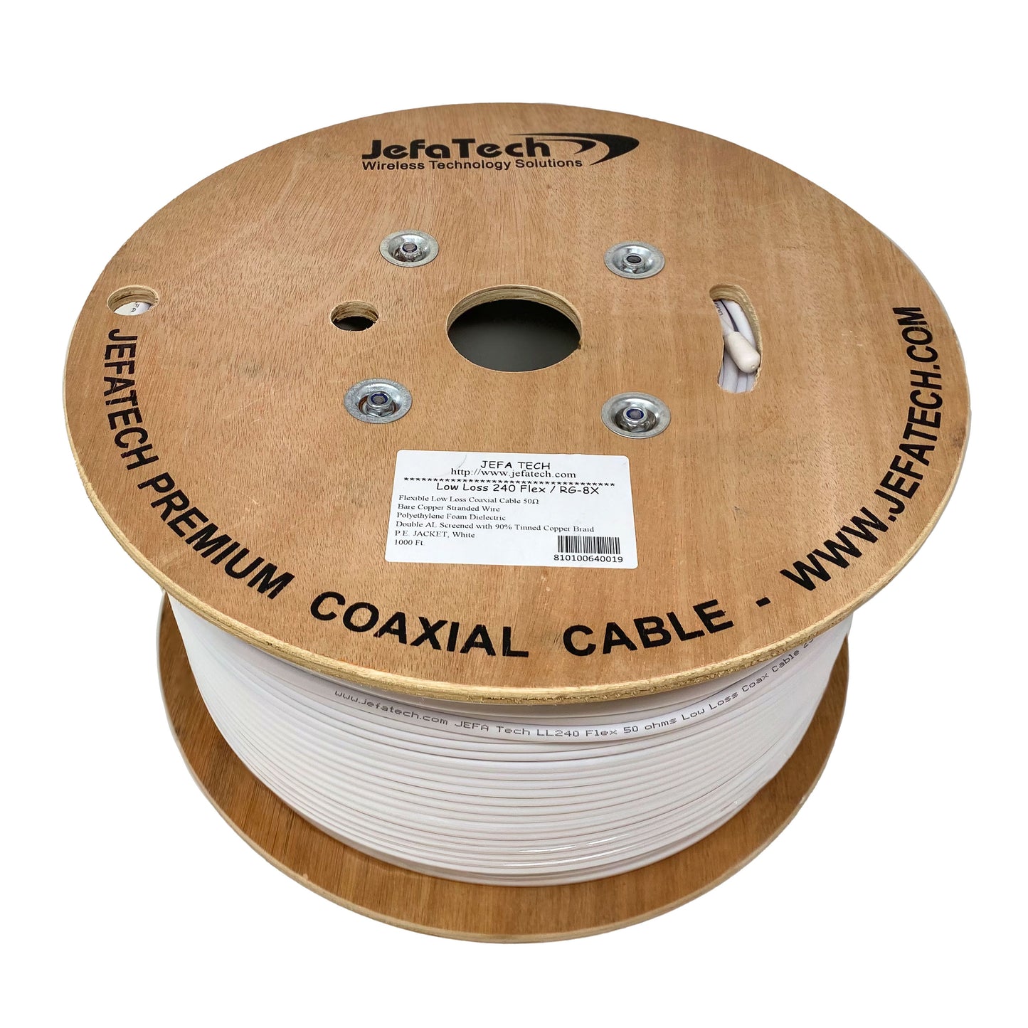 JEFA Tech LL240-FLEX / Premium RG-8X / White Jacket