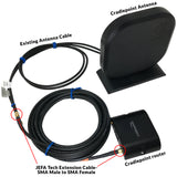 Single Lead SMA Antenna Extension Cable for 4G/LTE/5G Modems and Routers - Cradlepoint, Pepwave, Others