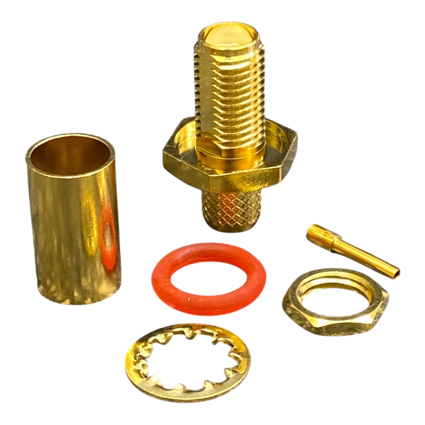 Connector: SMA Female Bulkhead with o-ring - LL240