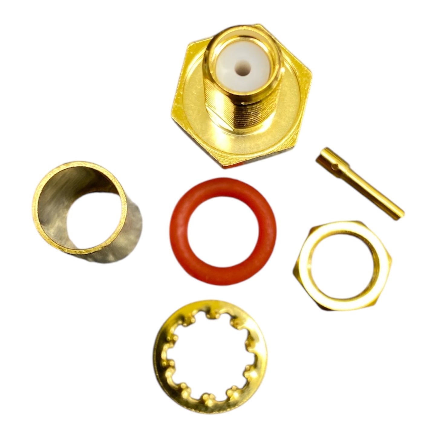 Connector: SMA Female Bulkhead with o-ring - LL240