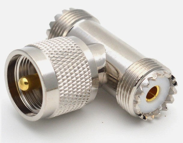 Dual CB Antenna Cable Set with EZ Routing Fittings- 18 Feet Premium RG-8X