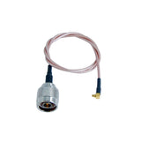 Pigtail: MMCX R/A to N Male - RG316 - 19 inches