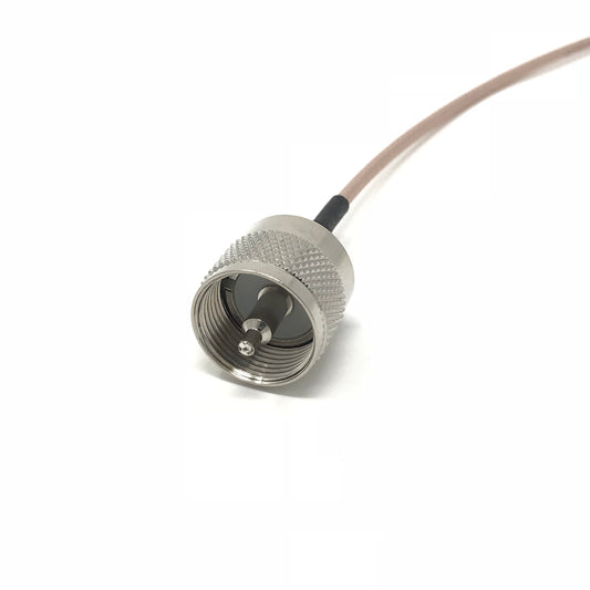 HT Saver: SMA Male to UHF Male (PL259) - RG316 - 19 inches