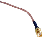 JEFA Tech Pigtail: RP-MMCX to SMA Female - RG316 - 19 inches