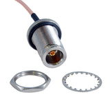 JEFA Tech Pigtail: RP-SMA to N Female Bulkhead with o-ring - RG316 - 12 inches