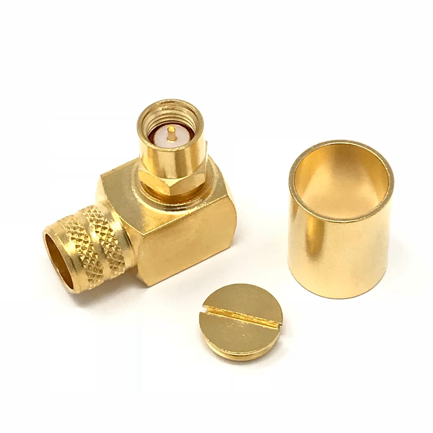 JEFA Tech Connector: SMA Male Right Angle - LL400 - c400