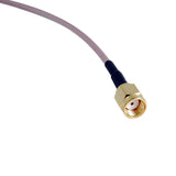 JEFA Tech Pigtail: RP-SMA to N Female Bulkhead with o-ring - RG316 - 12 inches